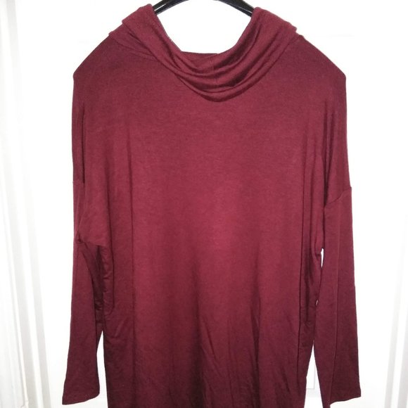 Cowl Neck Tunic Sweater - Picture 3 of 8